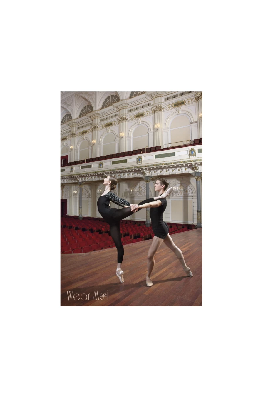 Wear Moi Men's Cotton Ballet Leotard for Dance Performance & Practice