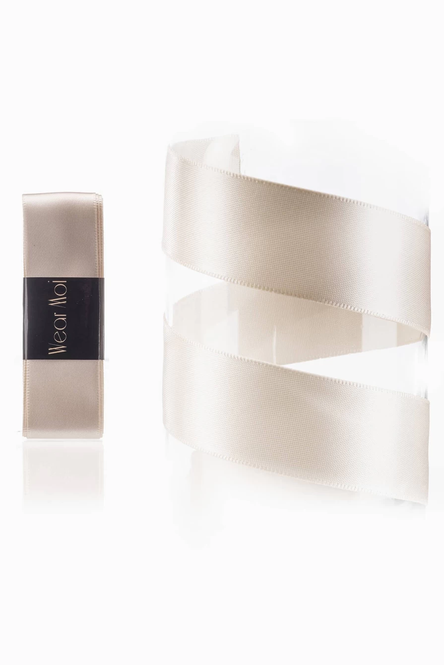 Wear Moi Satin Pointe Shoe Ribbons for Ballet Dance Accessories - 57 Inch Div