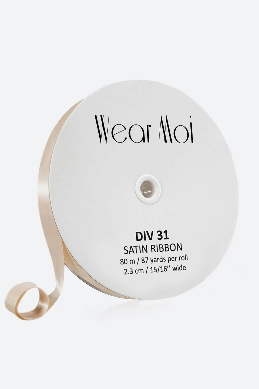 Wear Moi Pointe Shoe Ribbon by the Roll - 31mm Wide Dance Accessory for Ballet