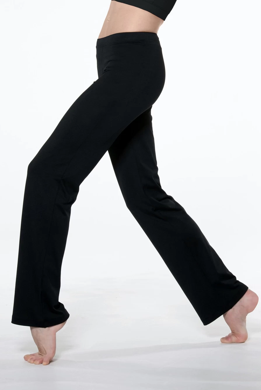 Wear Moi Women's Trendy Microfiber Jazz Dance Pants - Iris Color