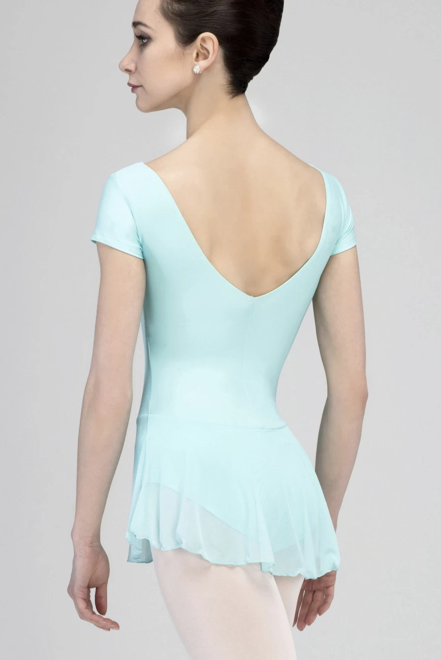 Wear Moi Women's Short Sleeve Ballet Dress - Ardesia Style Dance Leotard for Ballet Class & Performance