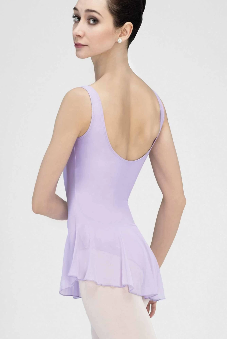 Wear Moi Women's Wide Strap Ballet Dress - Classic Black Ballet Leotard for Dance and Performance