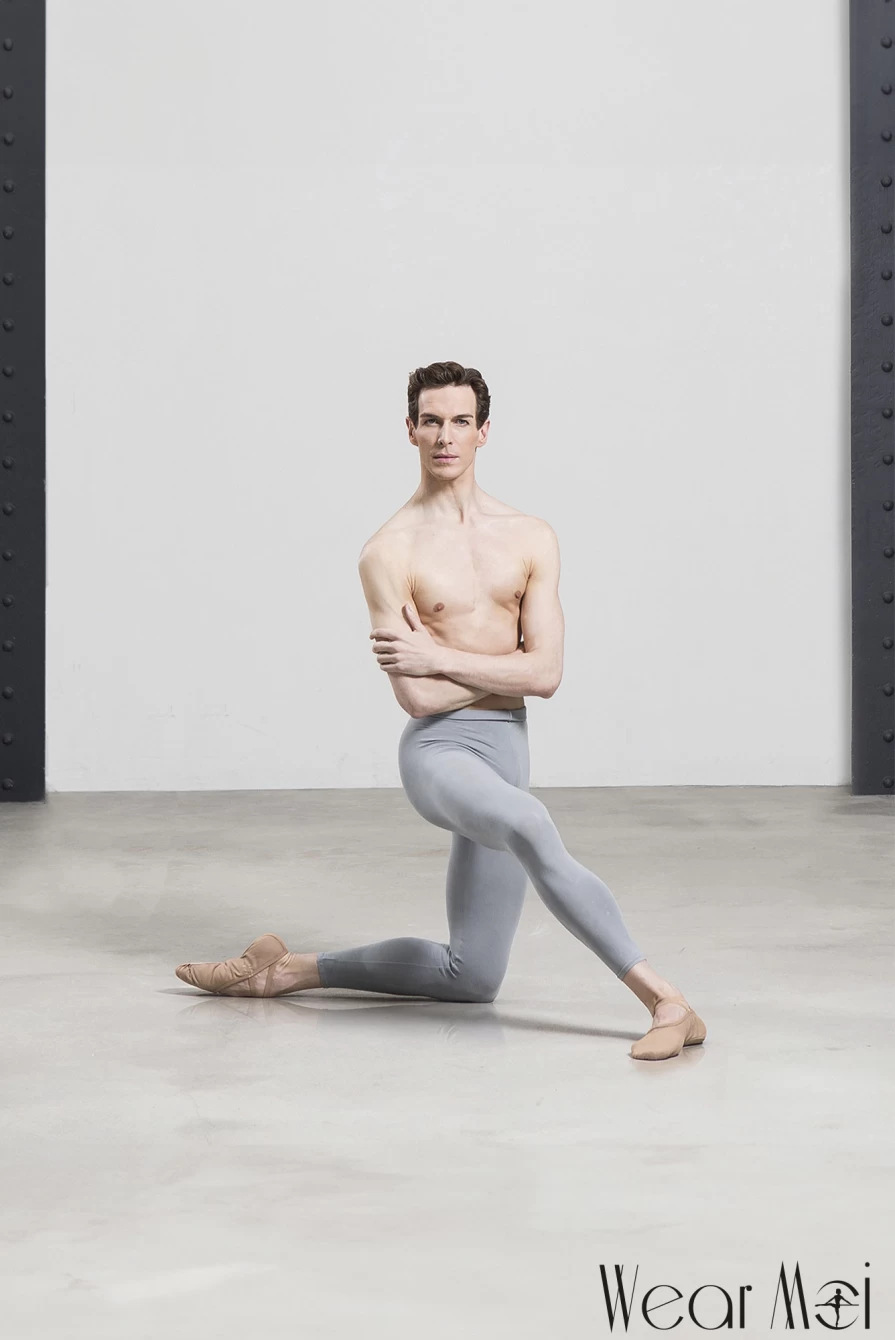Wear Moi Men's Microfiber Footless Tights - Breathable Dance & Performance Leggings