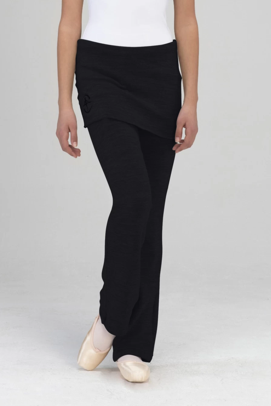 Wear Moi Utami Flared Dance Pants for Ballet & Jazz - Stretch High Waist Wide Leg Trousers