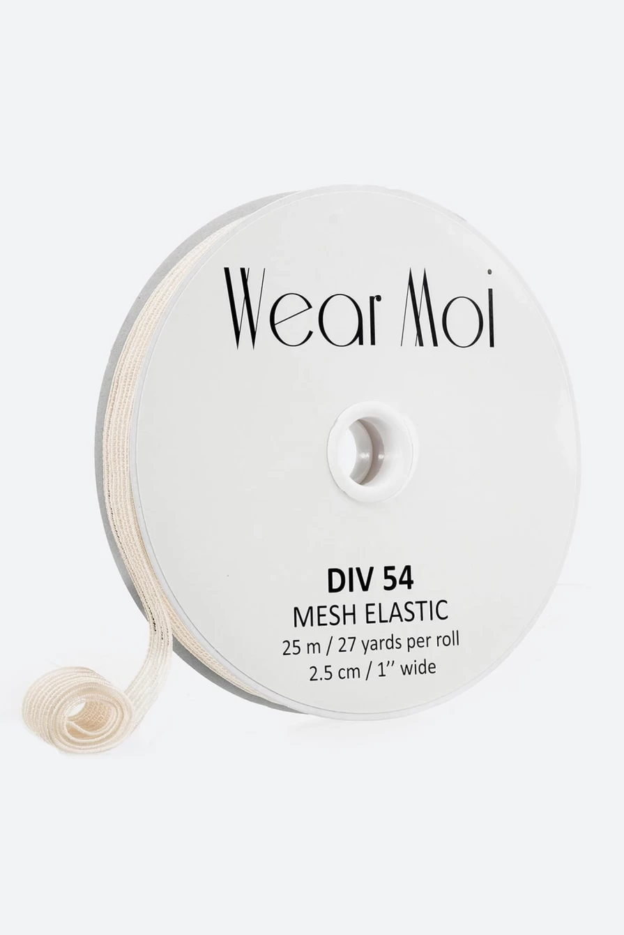 Wear Moi Elastic Pointe Shoe Ribbon - Dance Accessories Roll for Ballet, 54 Inches